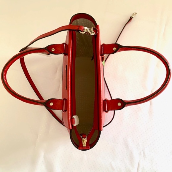 KATE SPADE WELLESLEY SMALL CAMRYN LEATHER SATCHEL - Picture 11 of 12